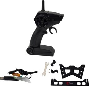 LEAN Toys RC motorový čln na diaľkové ovládanie 1:28 Rescue Red