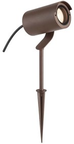 Zambelis E284 - Vonkajšia lampa 1xGU10/20W/230V IP65 hnedá