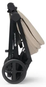 KINDERKRAFT - Kombinovaný kočík 3v1 NEWLY Sand beige + autosedačka MINK PRO