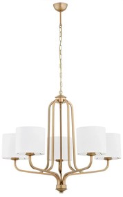 Argon 2172 - Luster na reťazi MARANELLO 5xE27/15W/230V