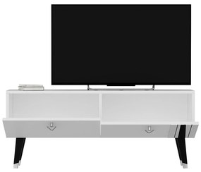 TV stolík/skrinka Nipuni (biela) . Vlastná spoľahlivá doprava až k Vám domov. 1095211