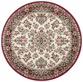 Koberec Hanse Home Oriental krémový / červený kruh