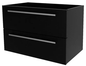 Mereo, Mereo Bino, kúpeľňová skrinka 101 cm, Multidecor, Čierna Supermat, MER-CN692SCIPM