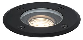 Sada 6 moderných vonkajších bodových svetiel čiernych 35 mm nastaviteľných IP65 - Delux