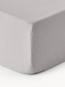 Elastická plachta na kontinentálnu posteľ z vypratého ľanu Airy