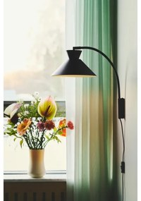 Nordlux - Nástenná lampa DIAL 1xE27/40W/230V čierna
