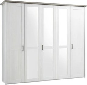 Sconto Šatníková skriňa PARVATI biela