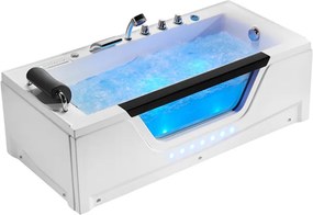 BPS-koupelny Hydromasážna vírivá vaňa Gomera 983C 162x75 s ohrevom vody
