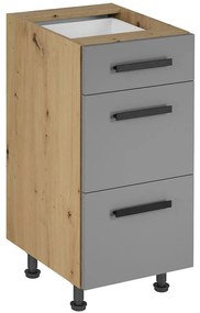 Kuchynská skrinka Langen D40S3 úchyt beige