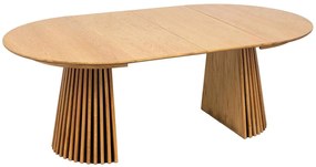 Rozťahovací jedálenský stôl Wadeline 120-160-200 cm prírodný dub