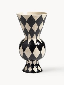 Ručne maľovaná váza Rhombic, V 30 cm