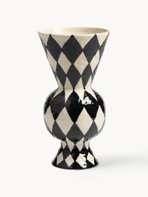 Ručne maľovaná váza Rhombic, V 30 cm