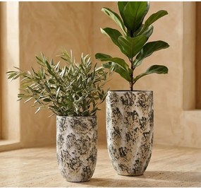 Keramický ručne vyrobený kvetináč ø 19 cm Barreiro – Ego Dekor