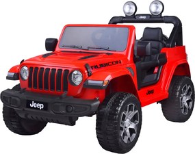 JOKOMISIADA Autíčko na batériu Jeep Wrangler Rubicon PA0223 CZ červený
