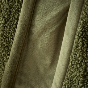 Zelená deka z mikroplyšu 130x170 cm Velvet Boucle – Catherine Lansfield