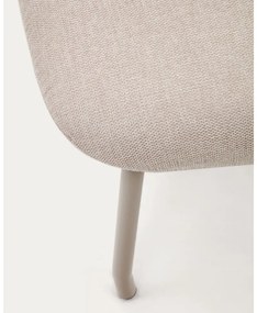 Béžový taburet Belina – Kave Home
