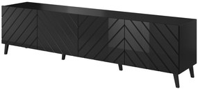 Cama Čierny TV stolík Abeto 4D