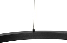 Inteligentné závesné svietidlo čierne 60 cm vrátane LED a RGBW - Girello