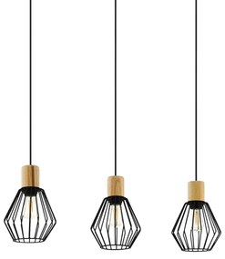 Eglo 44094 - Luster na lanku PALMORLA 3xE27/60W/230V