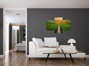 Obraz - Východ slnka nad údolím (90x60 cm)