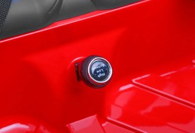 Ramiz BMW X6M XXL pre 2 deti Červené SUV + Pilot + Eco koža