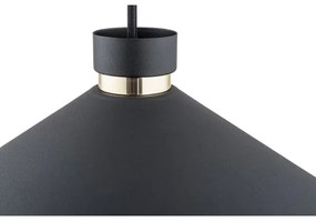 Argon 4695 - Luster na lanku NASHVILLE 1xE27/15W/230V čierna