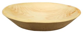 AMADEA Dřevěný servírovací tácek kulatý, masivní dřevo, 15 cm