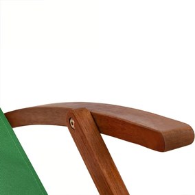 Záhradné lehátko SIENA, 94x60x94cm, zelená Casaria