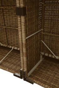 DEOKORK Ratanová variabilná zostava MALIBU pre 5 osôb (béžovo-hnedá)