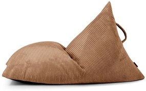 Hnedý menčestrový detský sedací vak Razzy – SLOWDOWN