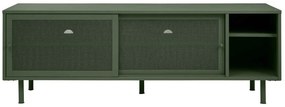 Dizajnový TV stolík Taiyanna 160 cm olivovo-zelený