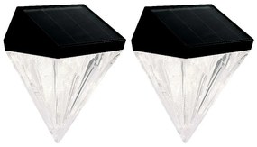 Globo 36430-2 - SADA 2x LED Solárne nástenné svietidlo SOLAR LED/0,5W/3V IP44