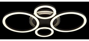 Globo 48039-40 - LED stropné svietidlo LORETTA LED/40W/230V pr. 35,5x53 cm čiern