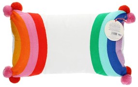 Detský vankúšik s prímesou bavlny 50x33 cm Rainbow – Rex London