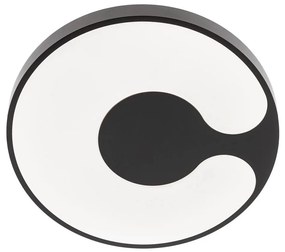 Redo 05-927 - LED RGBW stropné svietidlo BIGSI LED/48W/230V priemer 50 cm čierne + DO