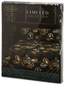 MAKOSATÉNOVÉ OBLIEČKY LIMITED COLLECTION PEONIA2 160X200 CM, 2KS 70X80 CM VZOROVANÉ