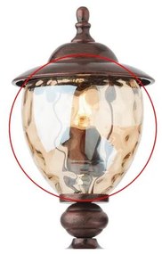 Redo A9634 - Náhradné tienidlo k lampe, k lustru MATERA pr. 15 cm béžové