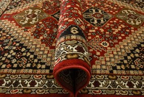 Koberec Afgan E788A červený / čierny