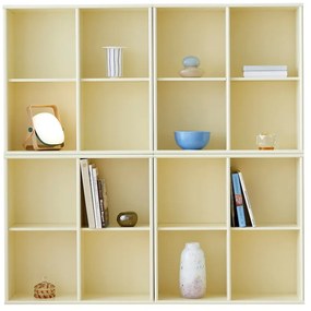 Svetložltá závesná knižnica 70x70 cm Mistral – Hammel Furniture