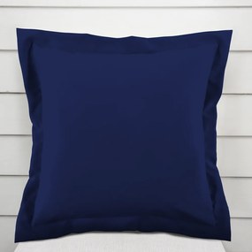 Biante Dekoračná obliečka na vankúš s lemom Rongo RG-084 Námornícka modrá 45 x 45 cm