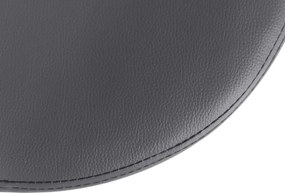 Barová stolička Ponte - koženka, chróm rám - Sivá