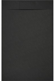 Mexen Otto, SMC obdĺžniková sprchová vanička 130 x 80 cm, čierna, 4N708013