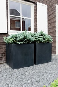 Fiberstone Block black XL 60x60x60 cm