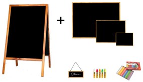 Toptabule.sk  SET - áčkový stojan + 4 tabule + príslušenstvo