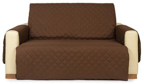 4Home Prehoz na dvojkreslo Doubleface hnedá/béžová