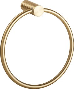 Bemeta Design ZYRA: Držiak uterákov kruhový, zlatá svetlá mat - 174204060