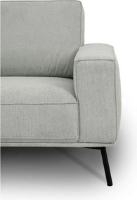 Svetlosivá ženilková rohová pohovka (ľavý roh/do L) Amsterdam – Scandic