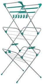 Sušiak na bielizeň v striebornej farbe Deluxe – Addis