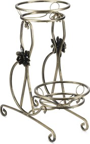 STOJAN NA KVETINÁČ FALA 64X30X54 CM ZLATÁ