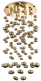 Azzardo AZ3073 - Luster na lanku LUVIA 9xGU10/40W/230V